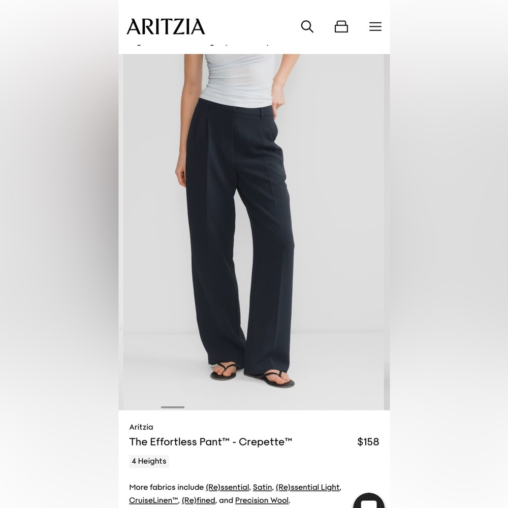 Aritzia Effortless Pant - like new